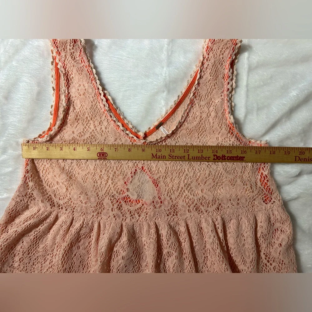 Free People Lace Tank Top Size Medium